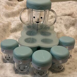Cute Baby Food Storage Set with Faces